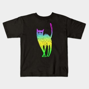 angry cat Kids T-Shirt